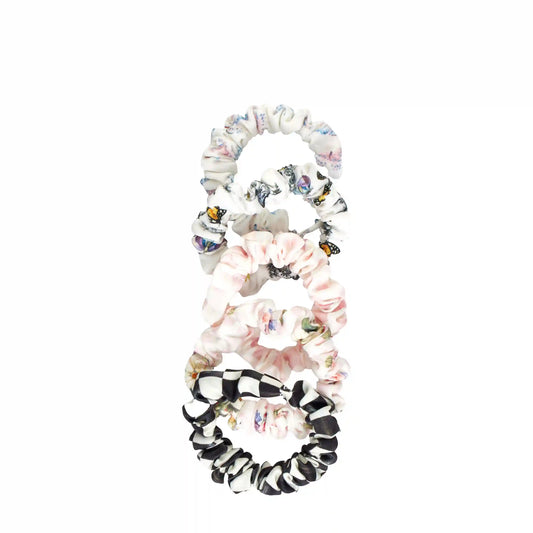 MacKenzie-Childs x Goody Satin Skinny Scrunchies, 5ct