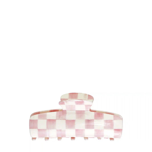 MacKenzie-Childs x Goody Large Claw Clip - Rosy Check