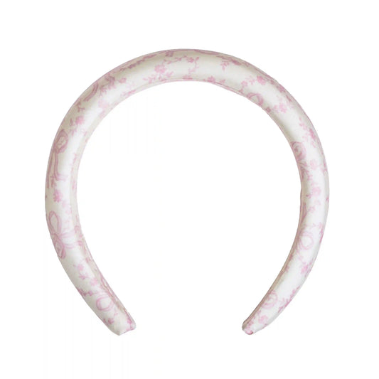 Goody x LoveShackFancy Padded Satin Headband - Coquette Bow - 1ct