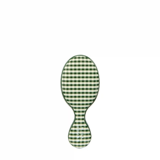 Wet Brush × Hill House Mini Detangler - Olive Gingham