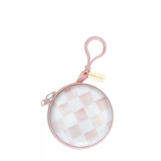 MacKenzie-Childs x Goody Elastics Pouch - Rosy Check, 15ct