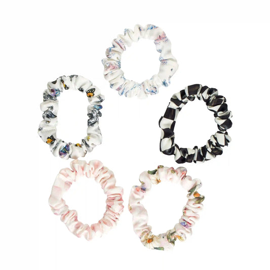 MacKenzie-Childs x Goody Satin Skinny Scrunchies, 5ct