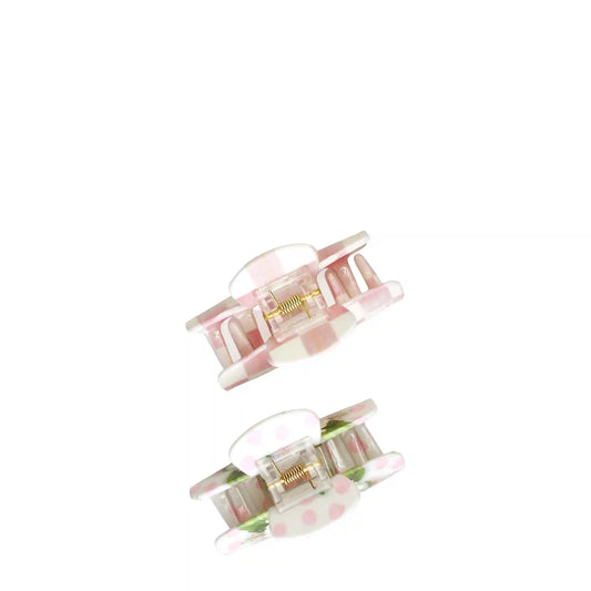 MacKenzie-Childs x Goody Medium Claw Clips - Pink Multi, 2ct