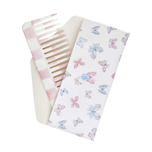 MacKenzie-Childs x Goody Comb & Travel Case - Pink Multi